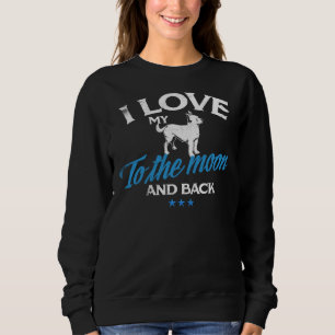 Chihuahua Niedliche Hunde Welpen Vintage Liebe Tie Sweatshirt