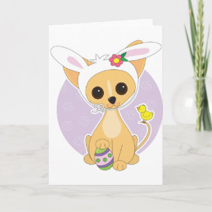 Chihuahua Oaster Feiertagskarte