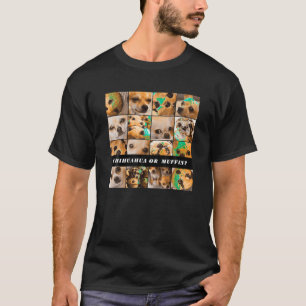 Chihuahua oder Muffin-KI-Maschine, die Nahrung ode T-Shirt