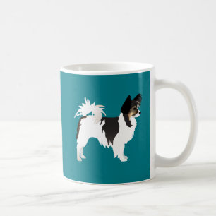 Chihuahua oder Papillon Basic Design Kaffeetasse