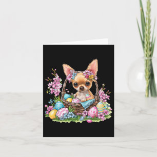 Chihuahua Oster Chihuahua Bunny Ears Graphic Karte