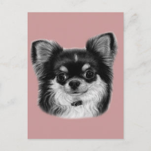 Chihuahua Painting Postkarte