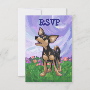 Chihuahua Party Center UAWG RSVP Karte