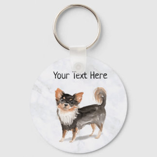 Chihuahua Personalisiert Keyring Schlüsselanhänger