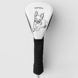 Chihuahua: Personalisierte Art Deco Golf Headcover