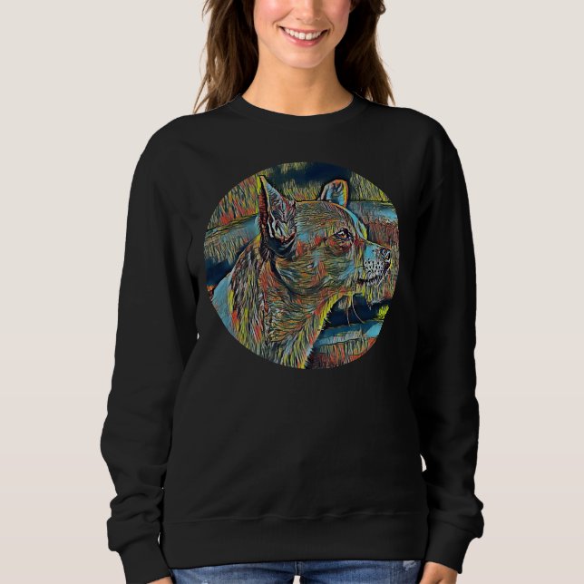 Chihuahua Phantastisch Head Sweatshirt (Vorderseite)