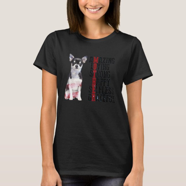 Chihuahua Phantastisch Love Stark Happy Selfless G T-Shirt (Vorderseite)