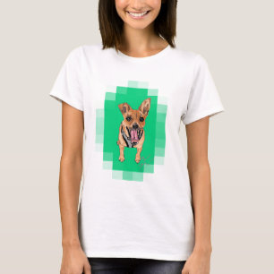 Chihuahua... Portraits für Haustiere T-Shirt