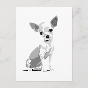 Chihuahua-Postkarte Postkarte