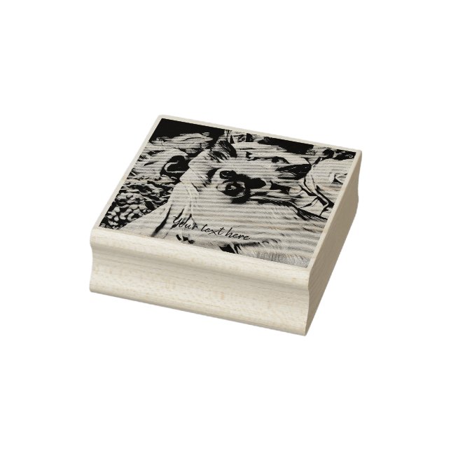Chihuahua Power personalisiert Gummistempel (Stempel)