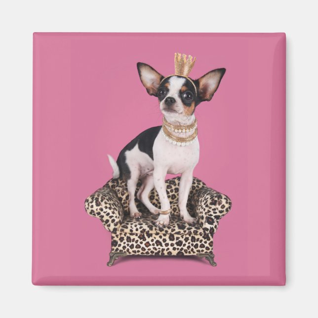 Chihuahua Princess Magnet (Vorne)