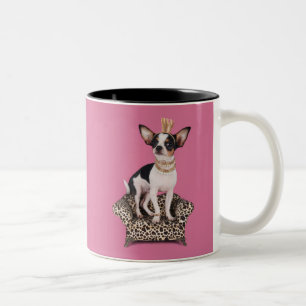 Chihuahua-Prinzessin Zweifarbige Tasse
