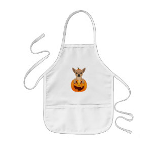 Chihuahua Pumpkin Kinderschürze