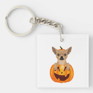 Chihuahua Pumpkin Schlüsselanhänger