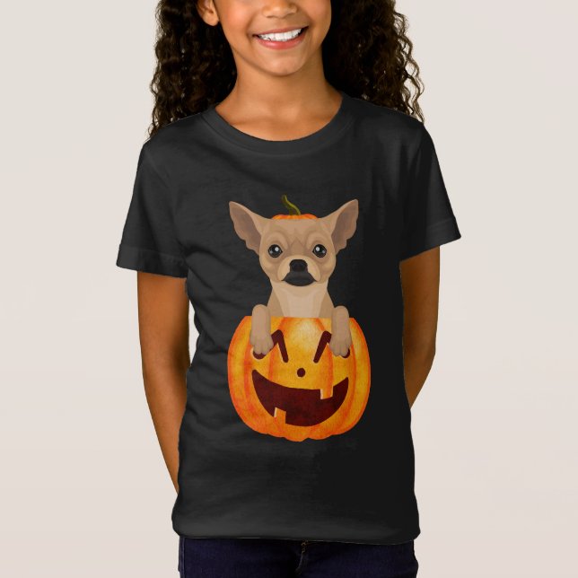 Chihuahua Pumpkin T - Shirt (Vorderseite)