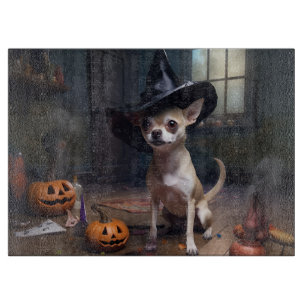 Chihuahua Pumpkins Halloween Beängstigend Schneidebrett
