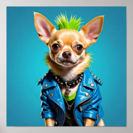 CHIHUAHUA PUNK ROCK 12 POSTER