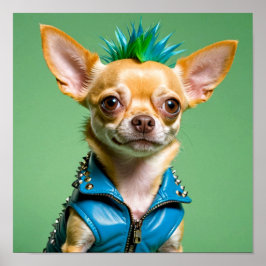CHIHUAHUA PUNK ROCK 13 POSTER