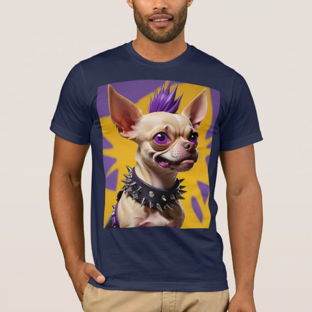 CHIHUAHUA PUNK ROCK 2 T-Shirt (Vorderseite)
