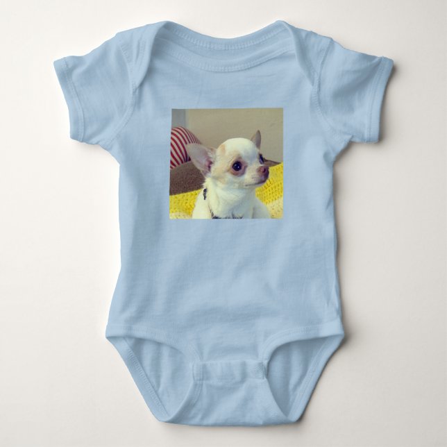 Chihuahua Puppy Baby Bodysuit Baby Strampler (Vorderseite)