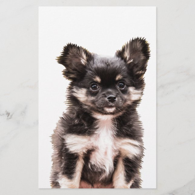 Chihuahua Puppy Dog Briefpapier (Vorderseite)