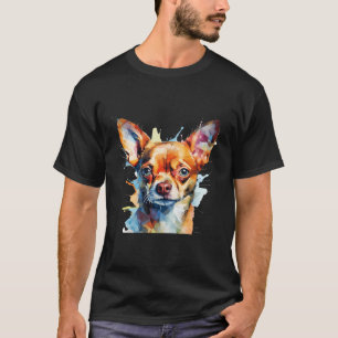 Chihuahua Rescue bietet Liebe mit Kaleidoskop T-Shirt
