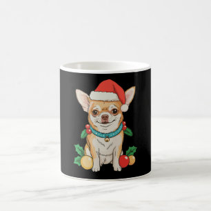 Chihuahua Santa Hut Weihnachtsdekoration Weihnacht Kaffeetasse