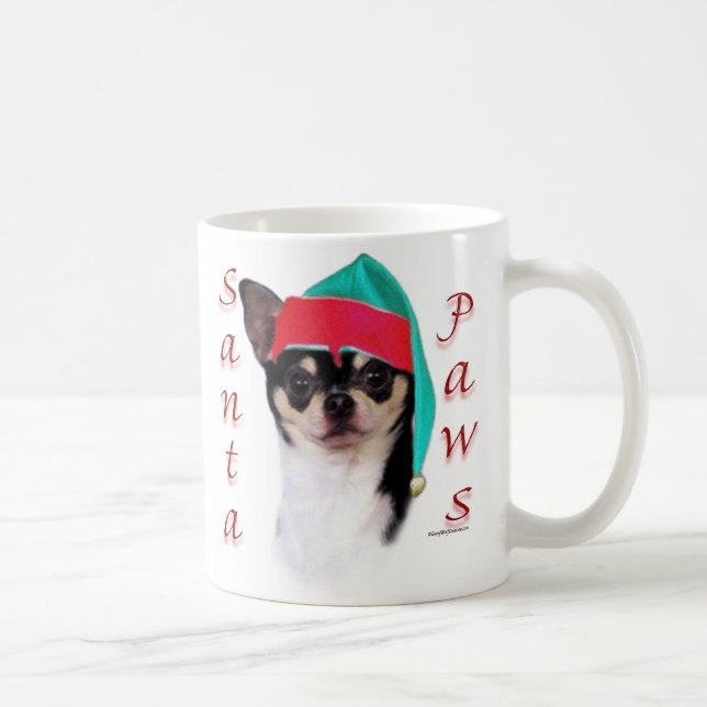 Chihuahua Santa Paws Tasse (Rechts)