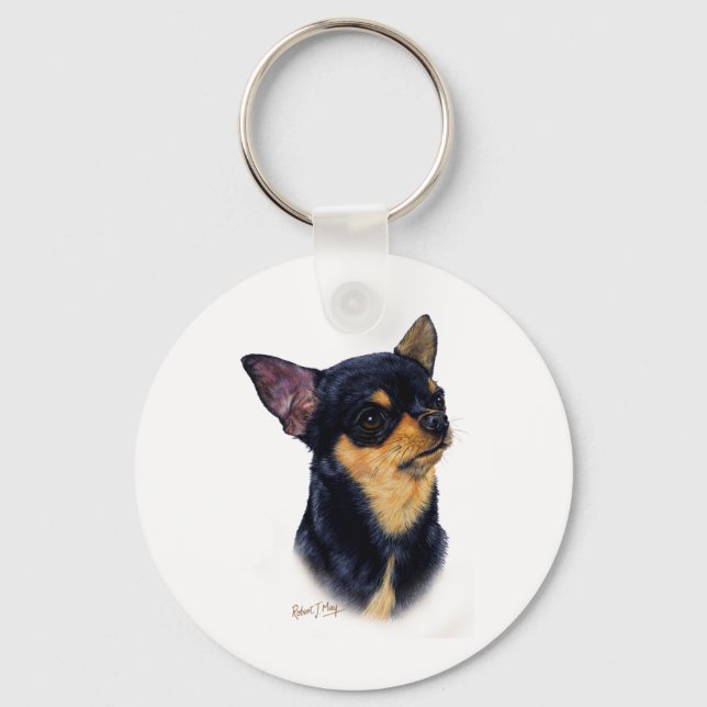Chihuahua Schlüsselanhänger (Vorderseite)