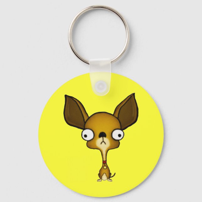 Chihuahua Schlüsselanhänger (Vorderseite)