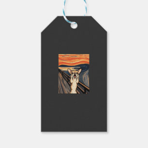 Chihuahua-Schrei-Expressionist-Hundekunst_1 Geschenkanhänger