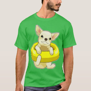 Chihuahua Schwimmbad Lifebuoy T-Shirt