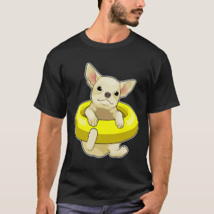 Chihuahua Schwimmbad Lifebuoy T-Shirt