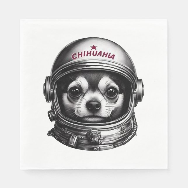 Chihuahua Serviette (Vorderseite)