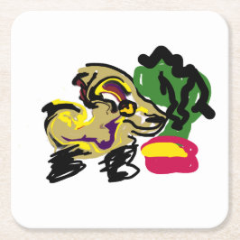 Chihuahua set rechteckiger pappuntersetzer