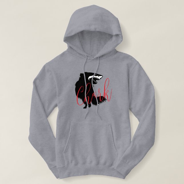 Chihuahua + Shark = Chark Hoodie (Design vorne)