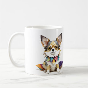 Chihuahua spielerisch Adorable Fun Animal Colorful Kaffeetasse