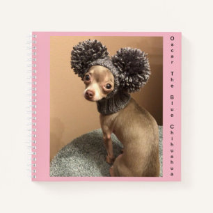 Chihuahua-Spiralheft Notizbuch
