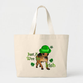 Chihuahua St Patrick's Day Jumbo Stoffbeutel