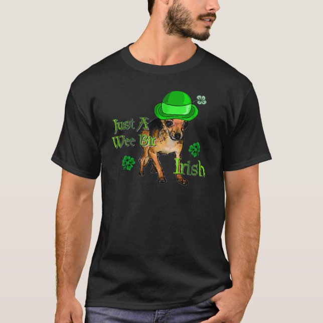 Chihuahua St Patrick's Day T-Shirt (Vorderseite)