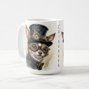 Chihuahua-Steampunk-Hund Kaffeetasse