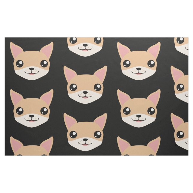 Chihuahua Stoff (Fat Quarter (45,7 x 55,9 cm))