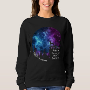 Chihuahua Suizid Awareness Strong Dog Eigentümer Sweatshirt