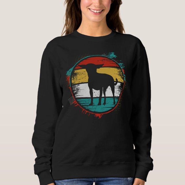 Chihuahua Sunset Dog Sweatshirt (Vorderseite)