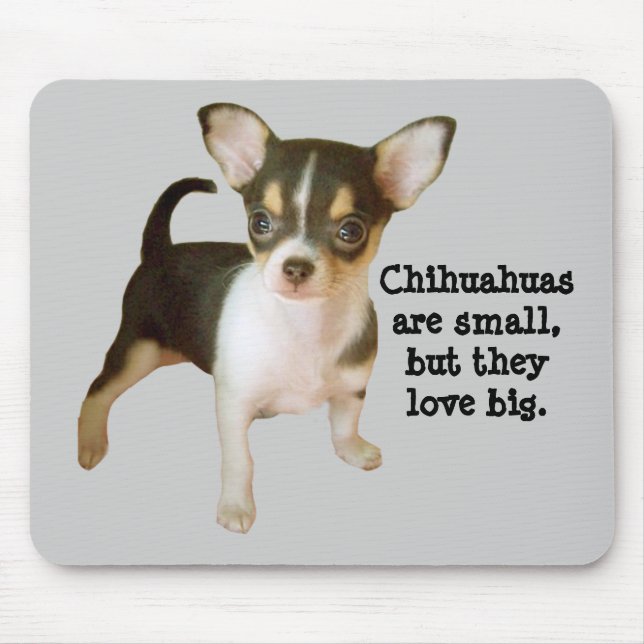 Chihuahua-Süsse Mousepad (Vorne)