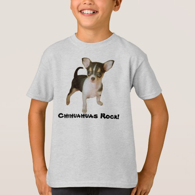 Chihuahua-Süsse scherzt UnisexT - Shirt (Vorderseite)