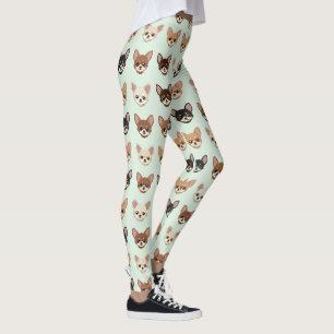 Chihuahua Süßer Hund Liebhaber Muster Leggings