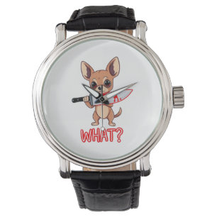 Chihuahua Süßer Kleiner Welpe Armbanduhr