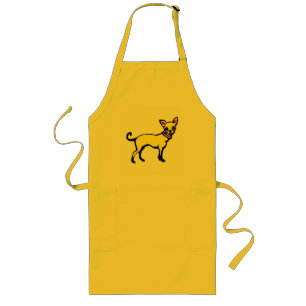Chihuahua T - Shirt Lange Schürze