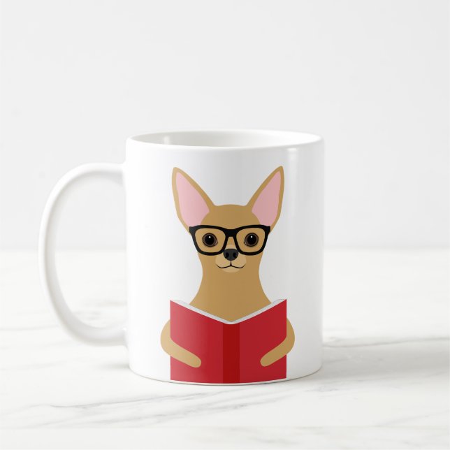 Chihuahua-Tasse Kaffeetasse (Links)
